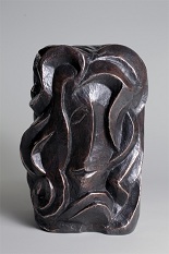 Marg Moll, Holz, Bronze, H 30,5 cm, 1956